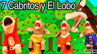 Los 7 Cabritos y El Lobo Feroz con El Mono Silabo  Cuentos Infantiles [upl. by Troy]