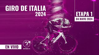 EN VIVO  GIRO DE ITALIA 2024 ETAPA 1 [upl. by Cyrillus]