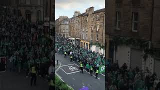 Omonia Nicosia corteo in Edinburgh 24102024 [upl. by Adnelg]