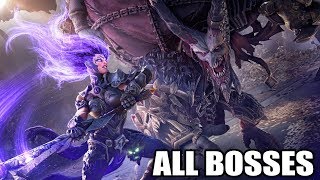 Darksiders 3  All Bosses With Cutscenes  Secret Ending 1080p60 PC [upl. by Llehsar]