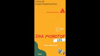 ¿Como aplicar SIKA MONOTOP 101 [upl. by Halfon460]