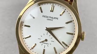 Patek Philippe Calatrava 5196J Tiffany Dial 5196J001 Patek Philippe Watch Review [upl. by Cosme585]