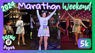 Marathon Weekend DOPEY Challenge 2024  5K  Doing Dopey  RunDisney [upl. by Paehpos]