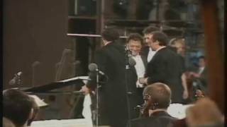 The Three Tenors Concert 1990  Backstage [upl. by Lindberg641]