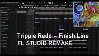 Trippie Redd – Finish Line Instrumental The Only 100 Accurate Remake on Youtube [upl. by Nylknarf]