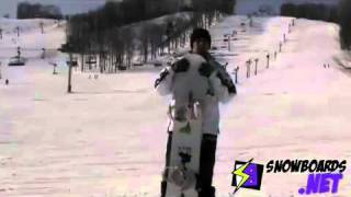 2011 Burton Process V Rocker Snowboard review from snowboardsnet [upl. by Flavian977]