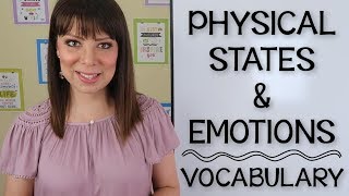 VOCABULARIO EN INGLÉS  ESTADO FÍSICO Y EMOCIONES [upl. by Mizuki]