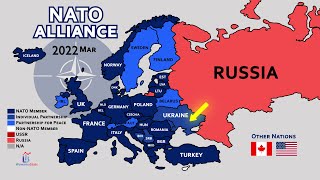 The Expansion of NATO Since 1949 [upl. by Antonella]