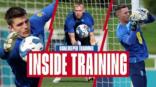 Pope Ramsdale amp Henderson Rack Up 400 Saves In One Session  Inside Training [upl. by Ydoc]