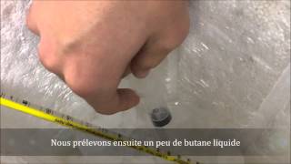 Compression de butane et changement détat expérience 2 partie 1 [upl. by Tenaj]