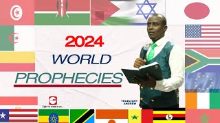 YEAR 2024 WORLD PROPHECIES  Japan Earthquake Iran Bombing USA Severe Weather Truelight Andrew [upl. by Nerehs]