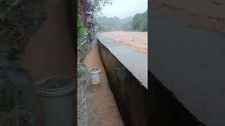 Riverside San Mateo Rizal River during typhoon Carina [upl. by Katti]