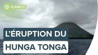 Éruption explosive aux îles Tonga et tsunami  que sestil passé   Futura [upl. by Wadlinger]