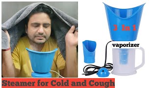 3 IN 1 Steamer  Vaporizer For Cold amp Cough  How to use [upl. by Hamitaf]