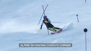 Mikaela Shiffrin slalom training in El Colorado La Parva Chile August 2022 alpine skiing ski coach [upl. by Tait]