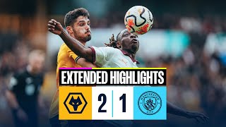 EXTENDED HIGHLIGHTS  Wolves 21 Man City  Stunning Alvarez free kick [upl. by Eerised]