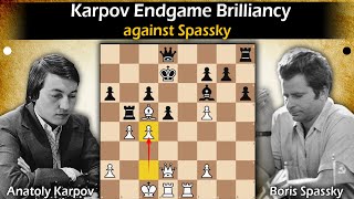 Karpov Endgame Brilliancy  Karpov vs Spassky 1980 [upl. by Malia176]