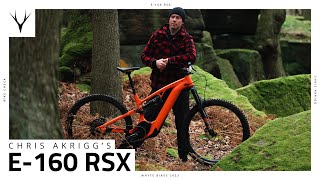 CHRIS AKRIGG’S WHYTE E160 RSX  BIKE CHECK [upl. by Koa]