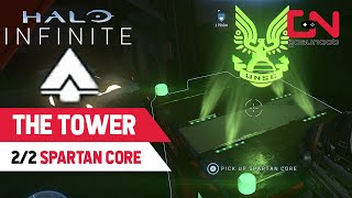 The Tower SPARTAN CORE Locations Halo Infinite [upl. by Boggers]