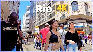 ã€4Kã€‘WALK ðŸ‡§ðŸ‡· Centro do Rio de Janeiro BRAZIL 2023 Travel [upl. by Ayoj]