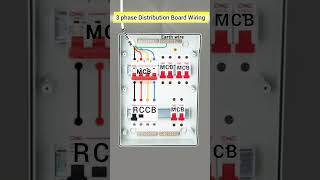 Wiring a 3Phase Distribution Board wiring engineering [upl. by Irv]