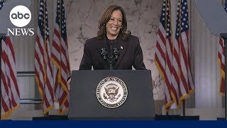 FULL SPEECH Kamala Harris addresses nation after conceding election to Donald Trump [upl. by Hubing]