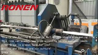 Best Match Safe Carbon Steel Fitness Equipment Tube Forming Rolling Mill Machine [upl. by Mathis]