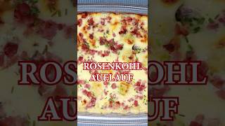 ROSENKOHLAUFLAUF mit nur 4 ZUTATEN shorts [upl. by Yennor]