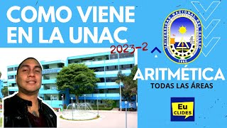 🥇 Examen de Admisión ARTIMETICA 🔢 UNAC Solucionario 2023  2 Universidad del Callao Bloque 1 2 3 [upl. by Sivatco]