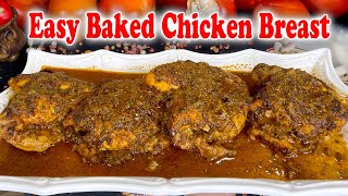 Easy Baked Chicken Breast  Juicy and Flavorful Recipe [upl. by Aimerej219]