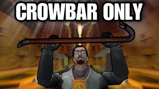 Is It Possible To Beat HalfLife Using Only The Crowbar [upl. by Dunham]