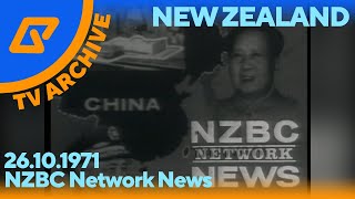 TV Archive  New Zealand NZBC Network News  1971 [upl. by Darken762]