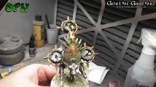 How to paint a Death Guard bloat drone [upl. by Esdnil]