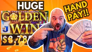 BIGGEST GOLDEN GEISHA JACKPOT HANDPAY with VegasLowRoller [upl. by Carolynne]