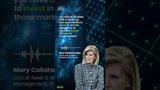 At FII8 Mary Callahan Erdoes discusses the shift in investment options [upl. by Ymerej]