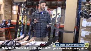 Altai Hok Marquette SkiSnowshoe Hybrids Review amp Comparison  ORS Cross Country Skis Direct [upl. by Wilmette]