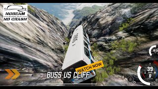 Buss Vs Cliff 2  BeamNGDrive  NGbeam ND Crash [upl. by Htiduy]