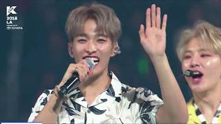 180812 SEVENTEEN 세븐틴  KCON LA 2018 [upl. by Maddis53]