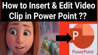 How to Insert Video Clip in Powerpoint Presentation amp How to Edit video in Powerpoint  MH Sci Tech [upl. by Brita]