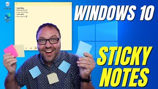 How to Put Sticky Notes on Desktop in Windows 10 Microsoft Sticky Notes App [upl. by Clayton]