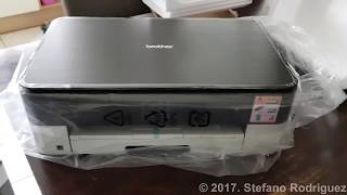 Brother DCPJ4120DW  Compacte A3 allinone kleureninkjetprinter Unboxing [upl. by Aliek506]