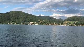 Bad Wiessee Strandpromenade Blick auf den Tegernsee Bayern Sommer 2019 [upl. by Thomson426]