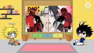 naruto e Sasuke react ao rap reencarnações ganha life [upl. by Phip]