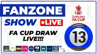 FA CUP DRAW LIVE  FANZONE SHOW LIVE [upl. by Aicinad491]