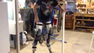 Metal Digitigrade Stilts  Demo and Brief Explanation [upl. by Ledif]