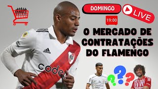 O mercado de contratações do Flamengo versatilidade de Leo Ortiz e De La Cruz Veja como foi a LIVE [upl. by Jared509]