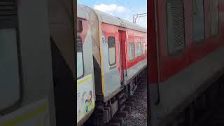 22691 Bangalore Rajdhani Overtaking 12723 Telangana Express train wap7 bangalore [upl. by Vin]