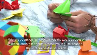 Paper Crane Tutorial Ken McDonald [upl. by Misty908]