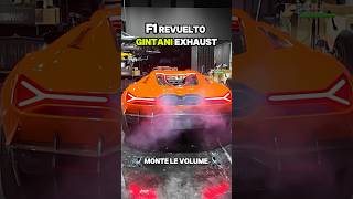 F1 Exhaust Lamborghini Revuelto Gintani 🔥 [upl. by Naaman]