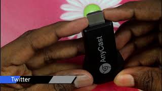 Connect Your Mobile to TV  AnyCast Miracast  Screen Mirror Android Phone to TV M4 Plus Dongle [upl. by Cimbura]